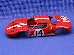 Slotcars66 Ford GT40 1/32 scale Slot.it slot car red #14  